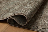 Loloi Briar BRR-06 Bark / Lagoon Rug - pile height