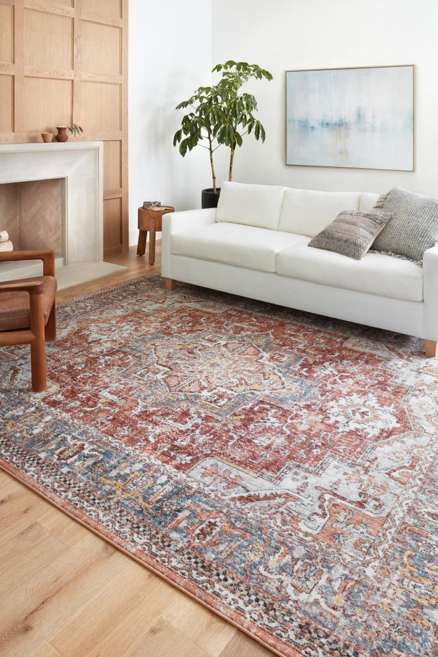 Loloi Cassandra Csn - 01 Rust/Multi Rugs - Loloi - casncsn - 01ruml3959