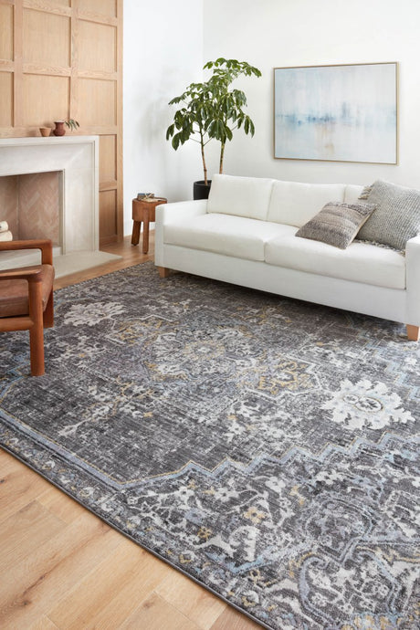 Loloi Cassandra Csn-02 Charcoal/Gold Rugs.