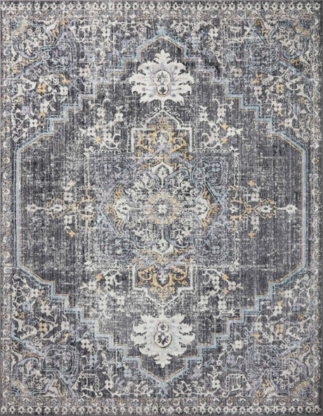 Loloi Cassandra Csn-02 Charcoal/Gold Rugs.