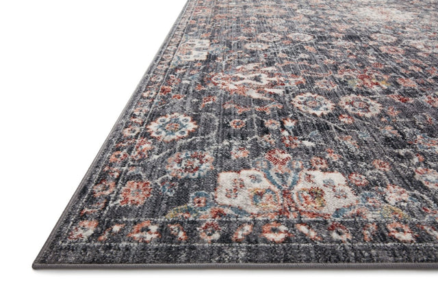 Loloi Cassandra Csn - 03 Charcoal/Rust Rugs - Loloi - casncsn - 03ccru2640