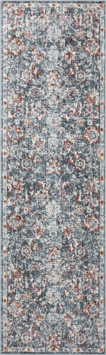 Loloi Cassandra Csn-04 Blue/Rust Rugs.