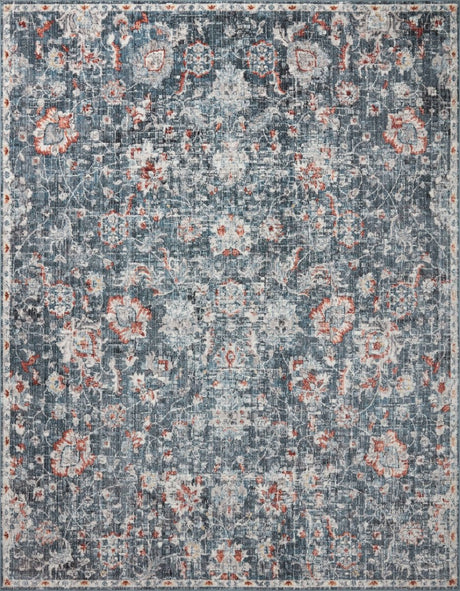 Loloi Cassandra Csn-04 Blue/Rust Rugs.