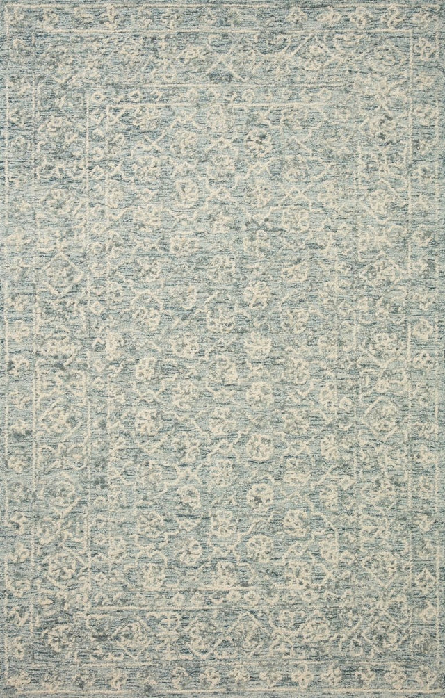 Loloi Cecelia Cec-01 Ocean/Ivory Rug.