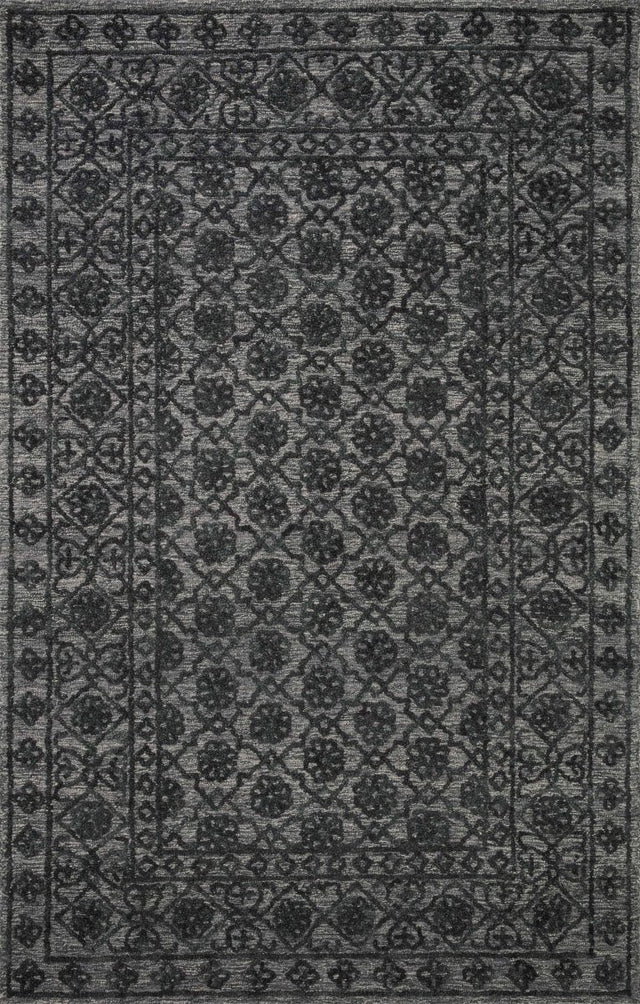 Loloi Cecelia Cec-01 Smoke/Dk. Grey Rug.