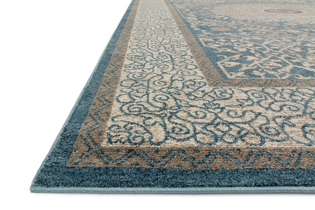 Loloi Century Cq-01 Blue / Sand Rugs.