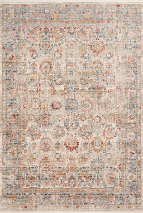 Loloi Claire Cle-02 Ivory/Ocean Rugs.