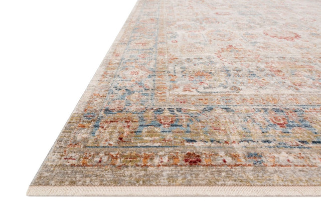 Loloi Claire Cle - 02 Ivory/Ocean Rugs - Loloi - claecle - 02ivoc3751