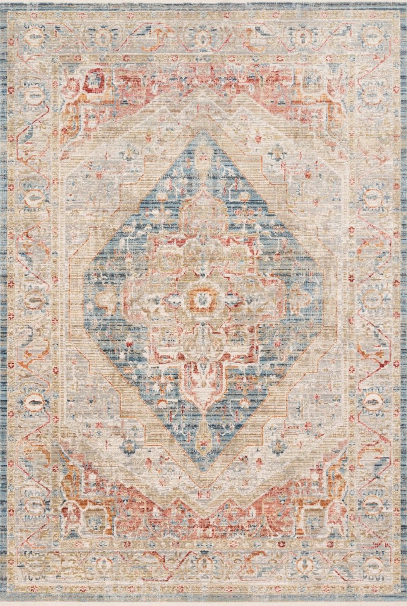 Loloi Claire Cle-04 Blue/Multi Rugs.