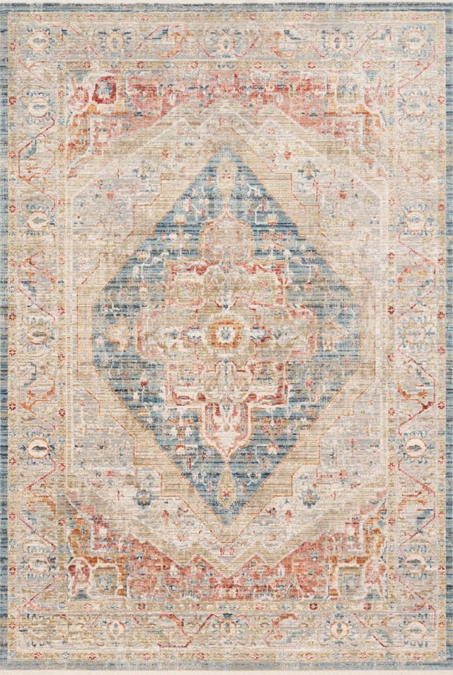 Loloi Claire Cle-04 Blue/Multi Rugs.