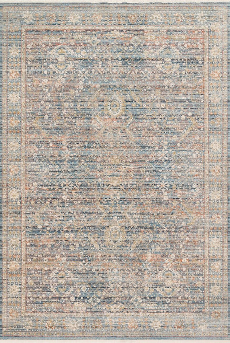 Loloi Claire Cle-06 Blue/Sunset Rugs.