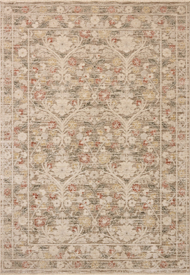 Loloi Clarisse CLS-01 Traditional Power Loomed Grey, Multi Rug