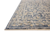 Loloi Clarisse CLS-05 Traditional Power Loomed Blue, Beige Rug - rug corner