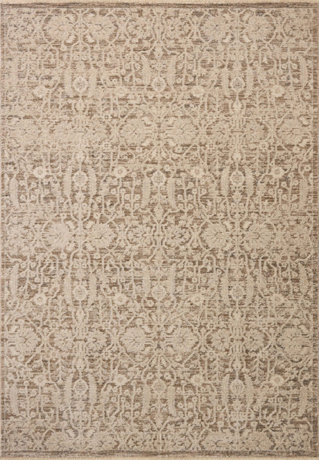Loloi Clarisse CLS-06 Traditional Power Loomed Fog, Bone Rug
