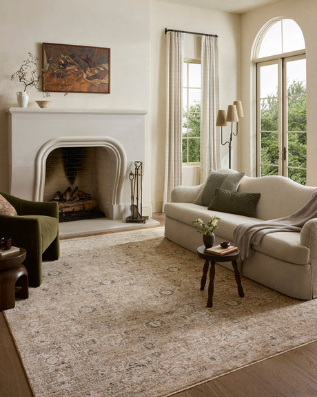 Loloi Clarisse CLS-07 Traditional Power Loomed Natural, Granite Rug