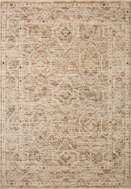Loloi Clarisse CLS-08 Traditional Power Loomed Natural, Multi Rug