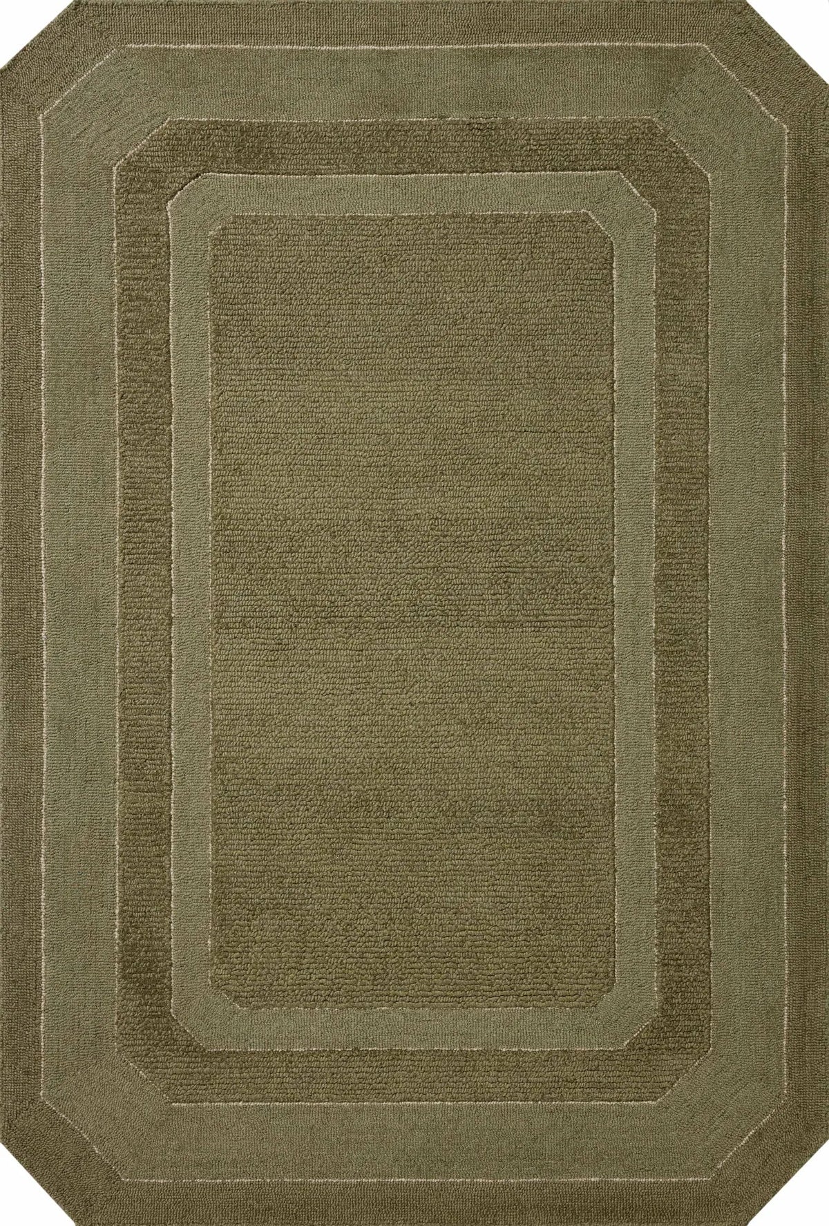 Loloi Clayton CLN-01 Olive Rug - main flat