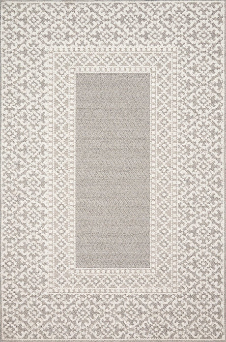 Loloi Cole Col-05 Grey/Ivory Rugs.