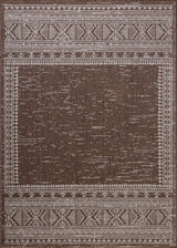 Loloi Easton ESN-01 Coffee / Dove Rug - room scene 1