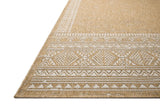 Loloi Easton ESN-01 Ivory / Wheat Rug - rug corner