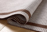 Loloi Easton ESN-02 Dove / Coffee Rug - pile height