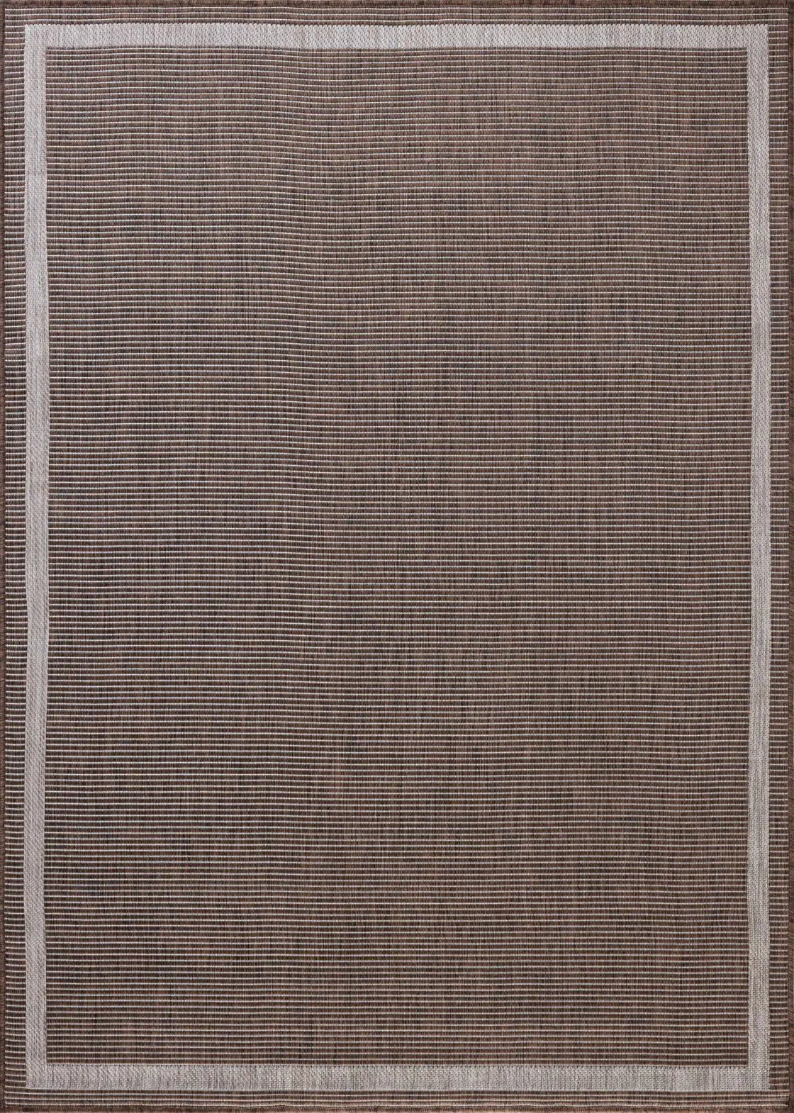 Loloi Easton ESN-02 Dove / Coffee Rug - room scene 1