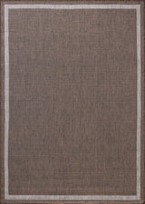 Loloi Easton ESN-02 Dove / Coffee Rug - room scene 1