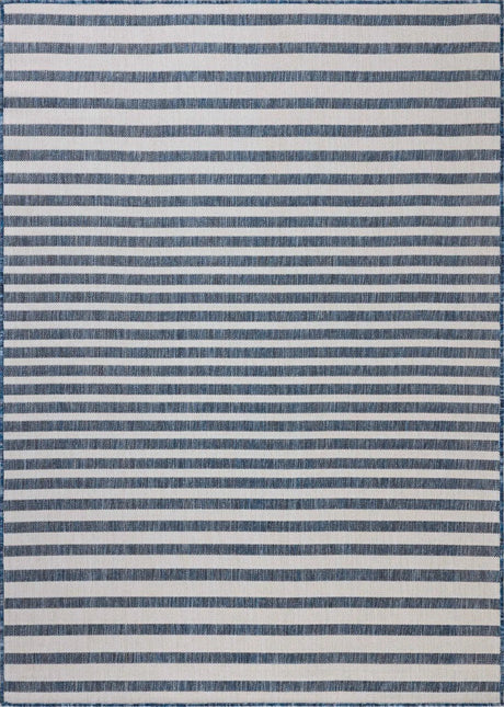 Loloi Easton ESN-03 Denim / Ivory Rug - room scene 1