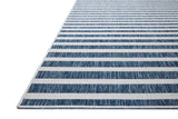 Loloi Easton ESN-03 Denim / Ivory Rug - rug corner