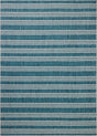 Loloi Easton ESN-04 Teal / Fog Rug - main flat