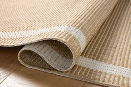 Loloi Easton ESN-05 Wheat / Ivory Rug - pile height