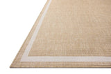 Loloi Easton ESN-05 Wheat / Ivory Rug - rug corner