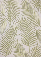 Loloi Easton ESN-06 Ivory / Green Rug - main flat