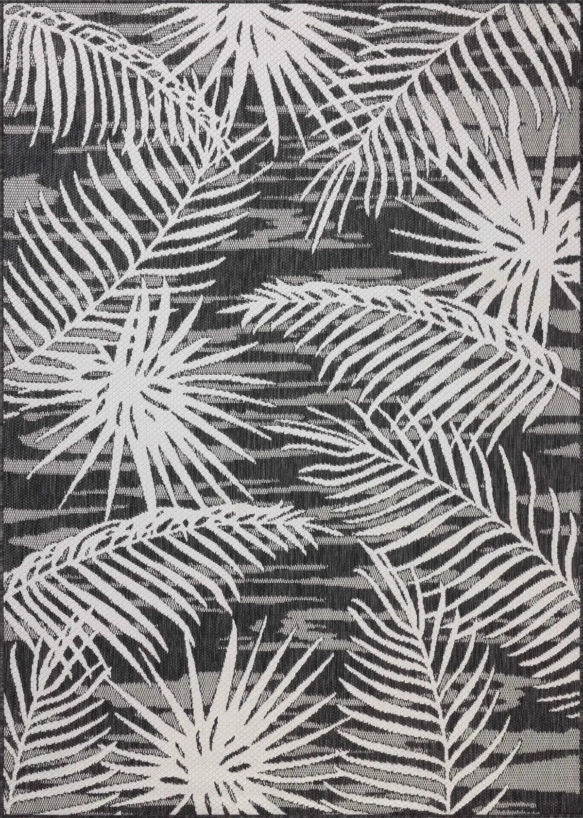 Loloi Easton ESN-09 Ivory / Onyx Rug - main flat