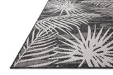 Loloi Easton ESN-09 Ivory / Onyx Rug - rug corner