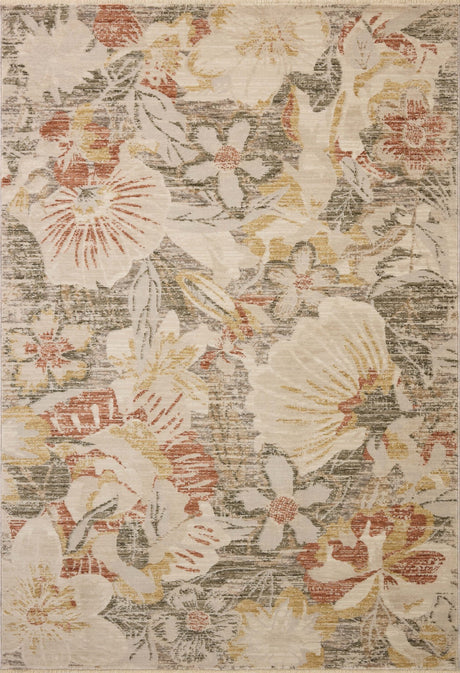 Loloi Eileen ELE-01 Transitional Power Loomed Natural, Sunrise Rug
