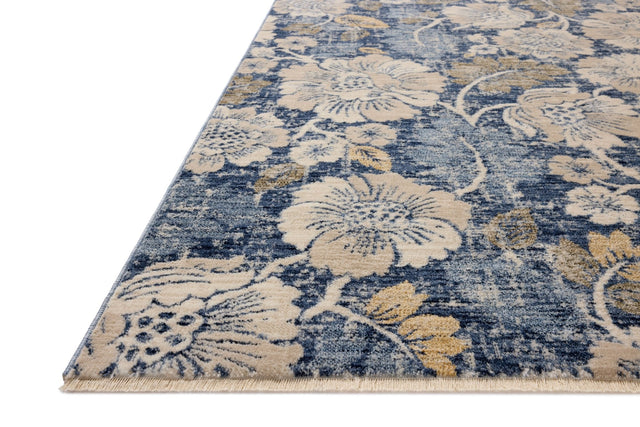 Loloi Eileen ELE-03 Transitional Power Loomed Denim, Natural Rug