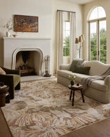 Loloi Eileen ELE-04 Transitional Power Loomed Natural, Spice Rug - room scene 3