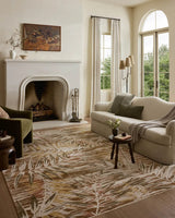 Loloi Eileen ELE-05 Transitional Power Loomed Earth, Natural Rug - room scene 3
