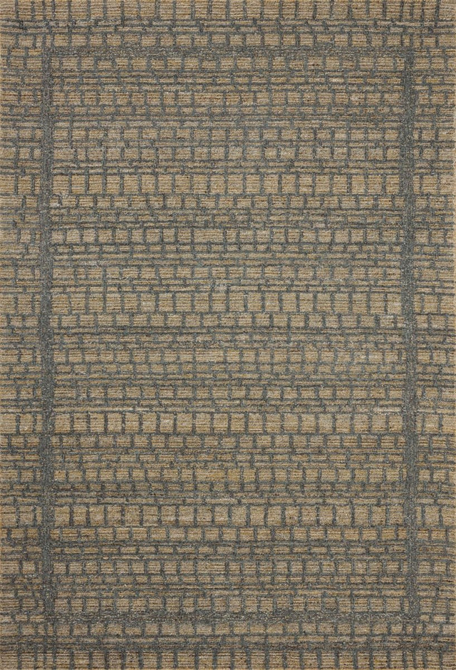 Loloi Elias Ela-05 Wheat/Charcoal Rug.