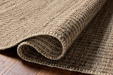 Loloi Elma ELM-01 Contemporary Hand Woven Bark Rug - pile height