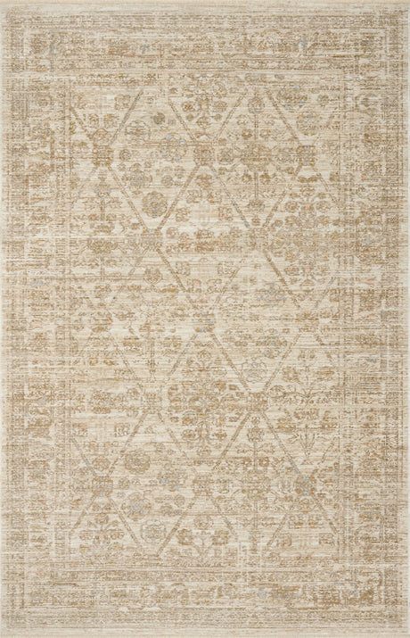 Loloi Elora ELR-01 Traditional Power Loomed Ivory, Multi Rug