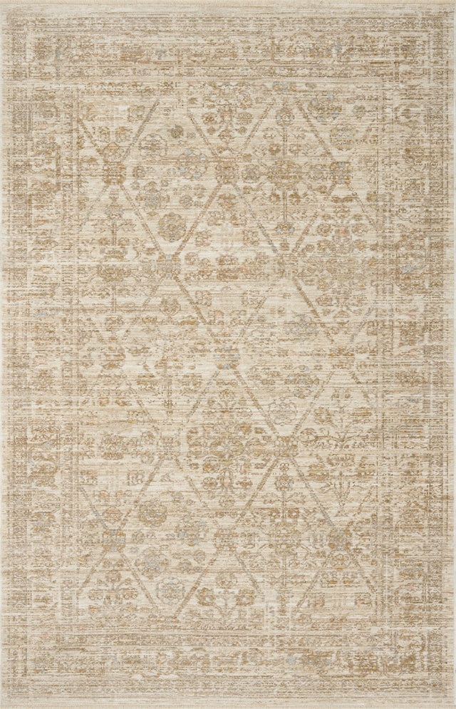 Loloi Elora ELR-01 Traditional Power Loomed Ivory, Multi Rug