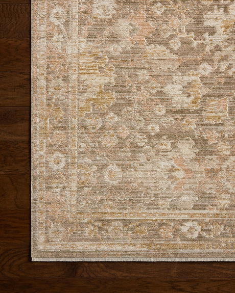 Loloi Elora ELR-04 Traditional Power Loomed Bark, Spice Rug