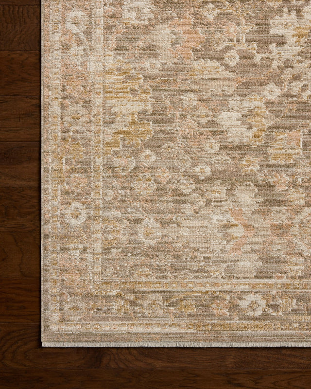 Loloi Elora ELR-04 Traditional Power Loomed Bark, Spice Rug