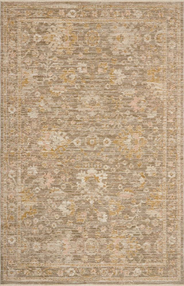 Loloi Elora ELR-04 Traditional Power Loomed Bark, Spice Rug