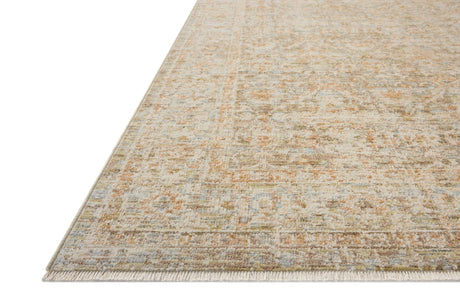 Loloi Elora ELR-05 Traditional Power Loomed Sky, Terracotta Rug