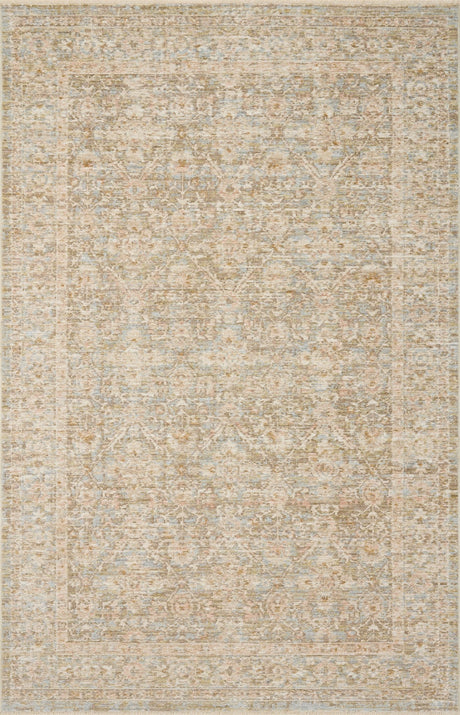 Loloi Elora ELR-05 Traditional Power Loomed Sky, Terracotta Rug