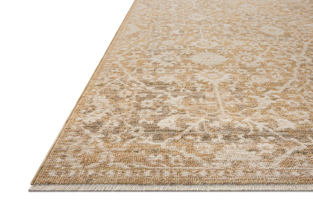 Loloi Elora ELR-06 Traditional Power Loomed Gold Natural Rug