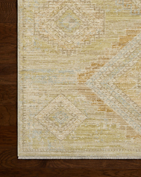 Loloi Elora ELR-09 Traditional Power Loomed Pistachio, Clay Rug